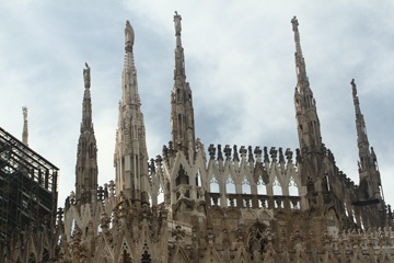 Roof of Milan cathedral